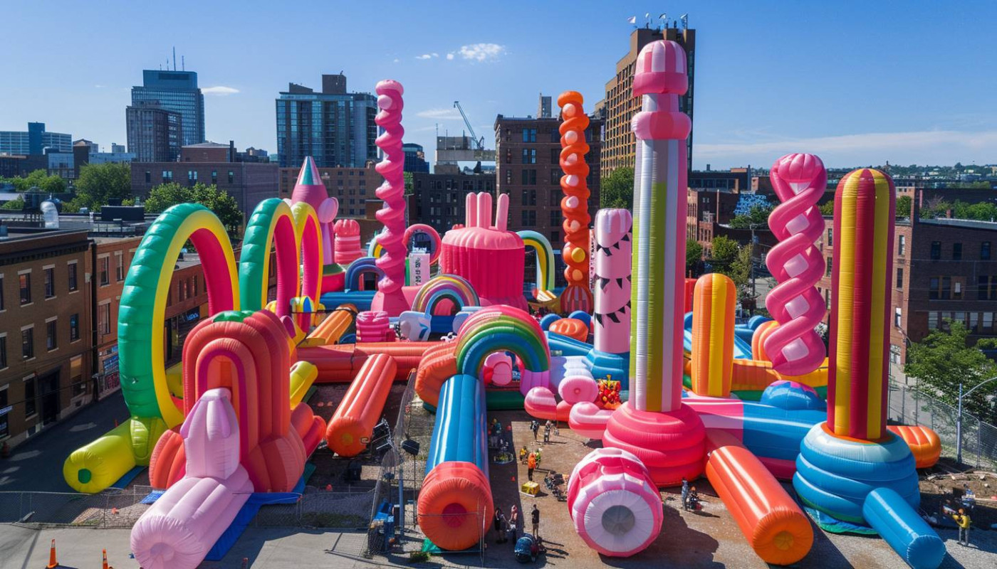 Comment les structures gonflables géantes transforment le marketing visuel